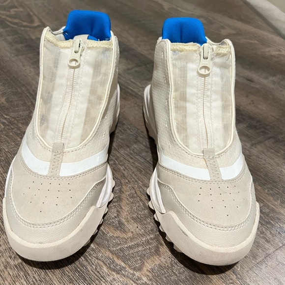 Sorel Women's ONA 718 Mid Shoe Chalk White Hyper Blue - Picture 5 of 9